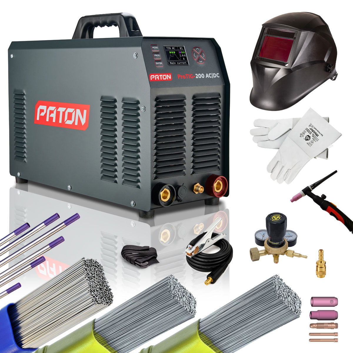 Набір для зварювання «PATON ProTIG-200 AC/DC BW»
