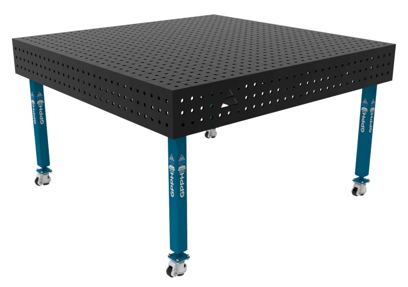 Зварювальний стіл ECO на колесах 1500x1480 mm fi16 mm Сітка 50x50 mm