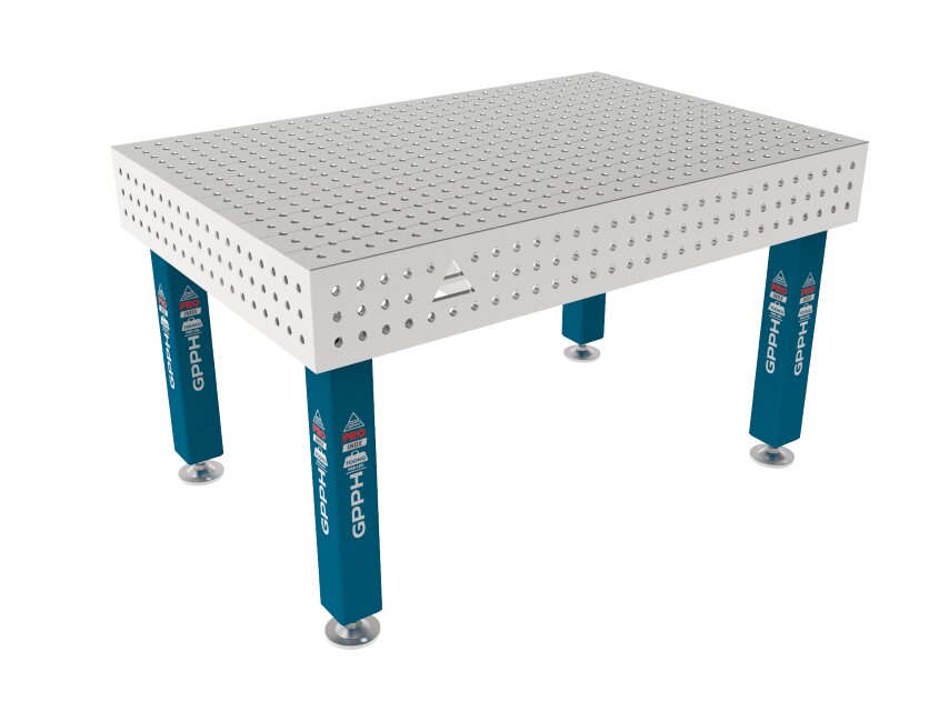 Зварювальний стіл PRO INOX на опорах 1500x1000 mm fi16 mm Сітка 50x50 mm