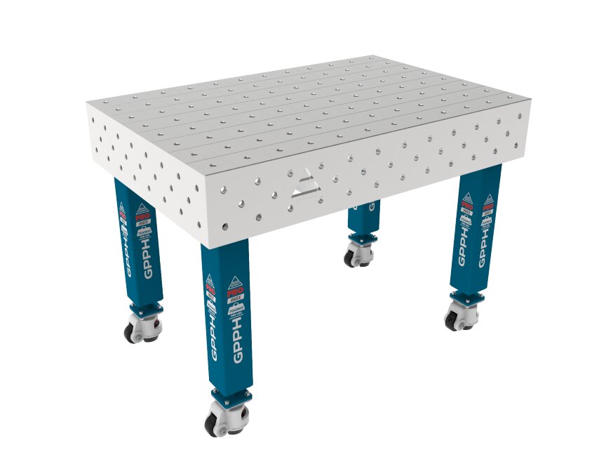 Зварювальний стіл PRO INOX на колесах 1200x800 mm fi16 mm Сітка 100x100 mm