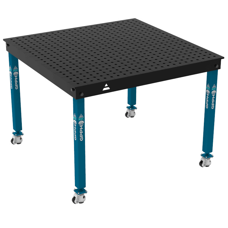 Зварювальний стіл BASIC на колесах 1200x1200 mm fi16 mm Сітка 50x50 mm