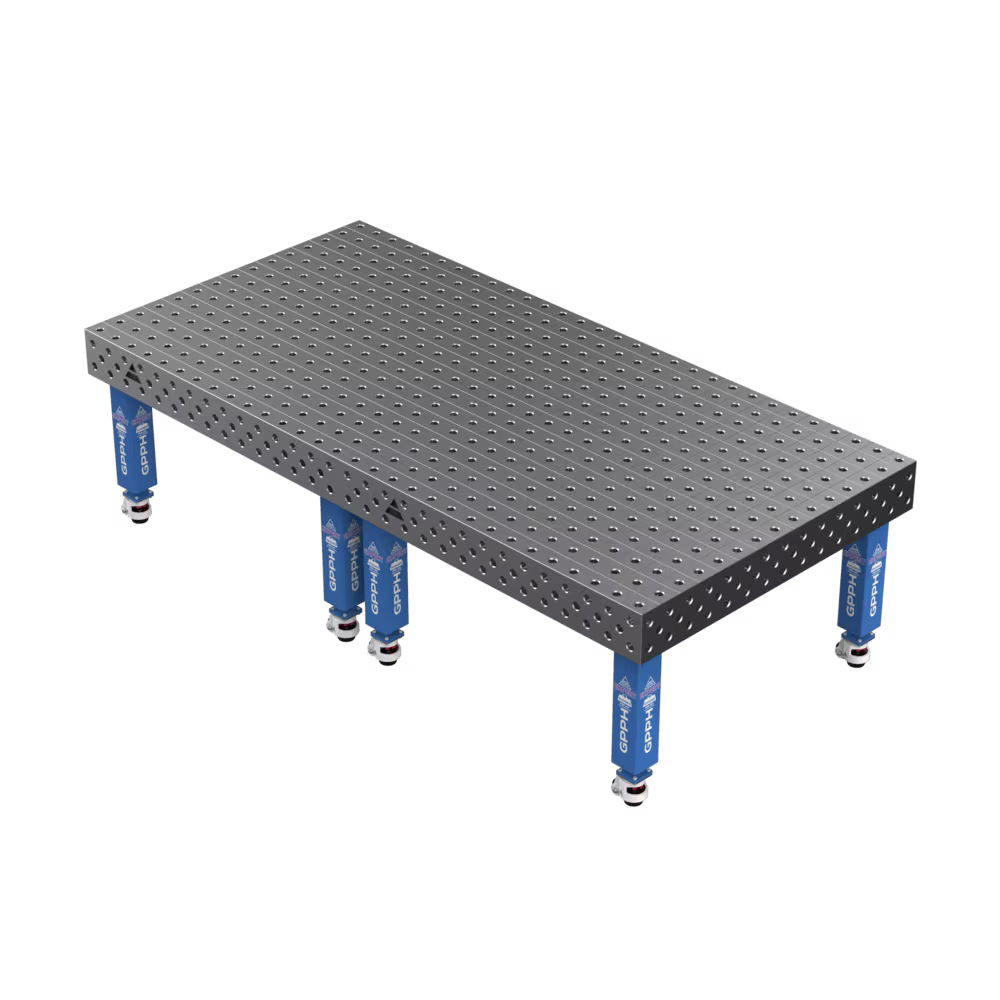 Зварювальний стіл EXPERT на колесах 3000x1480 mm fi28 mm Сітка 100x100 mm