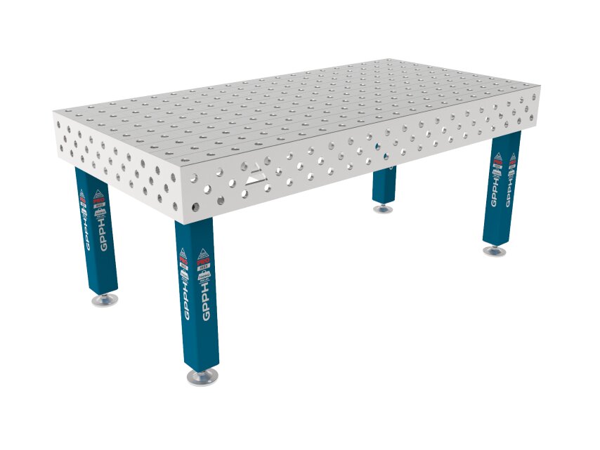Зварювальний стіл PRO INOX на опорах 2000x1000 mm fi28 mm Сітка 100x100 mm