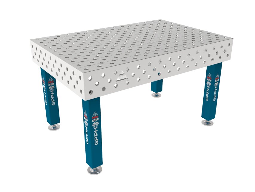 Зварювальний стіл PRO INOX на опорах 1500x1000 mm fi28 mm Сітка Діагональна