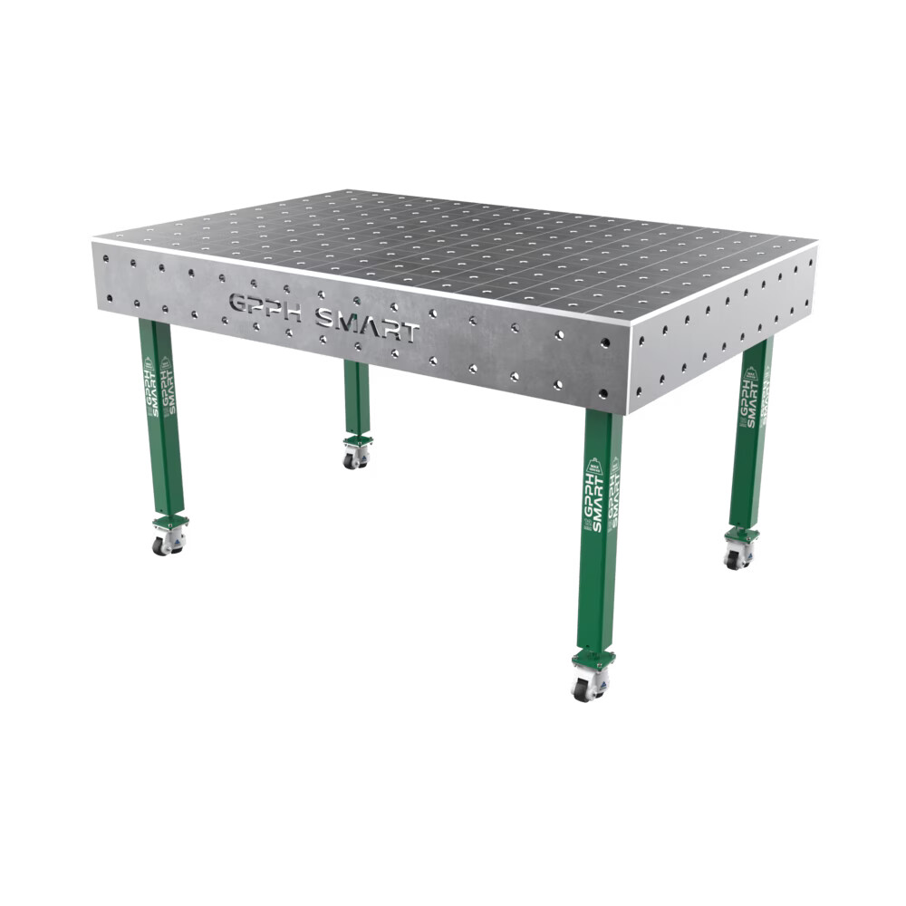 Зварювальний стіл GPPH SMART 12 mm на колесах 1500x1000 mm fi16 mm Сітка 100x100 mm