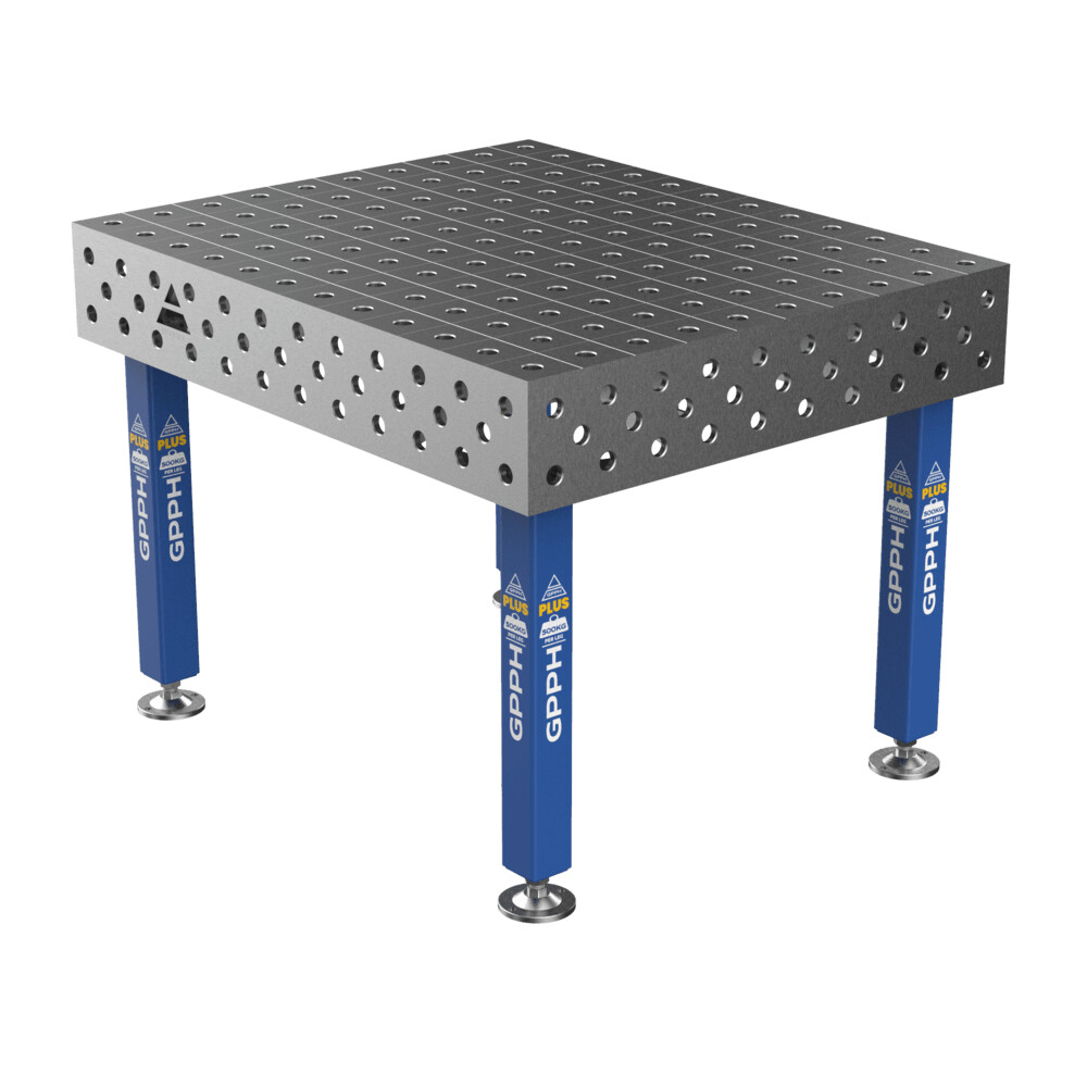 Зварювальний стіл PLUS на опорах 1200x1000 mm fi28 mm Сітка 100x100 mm