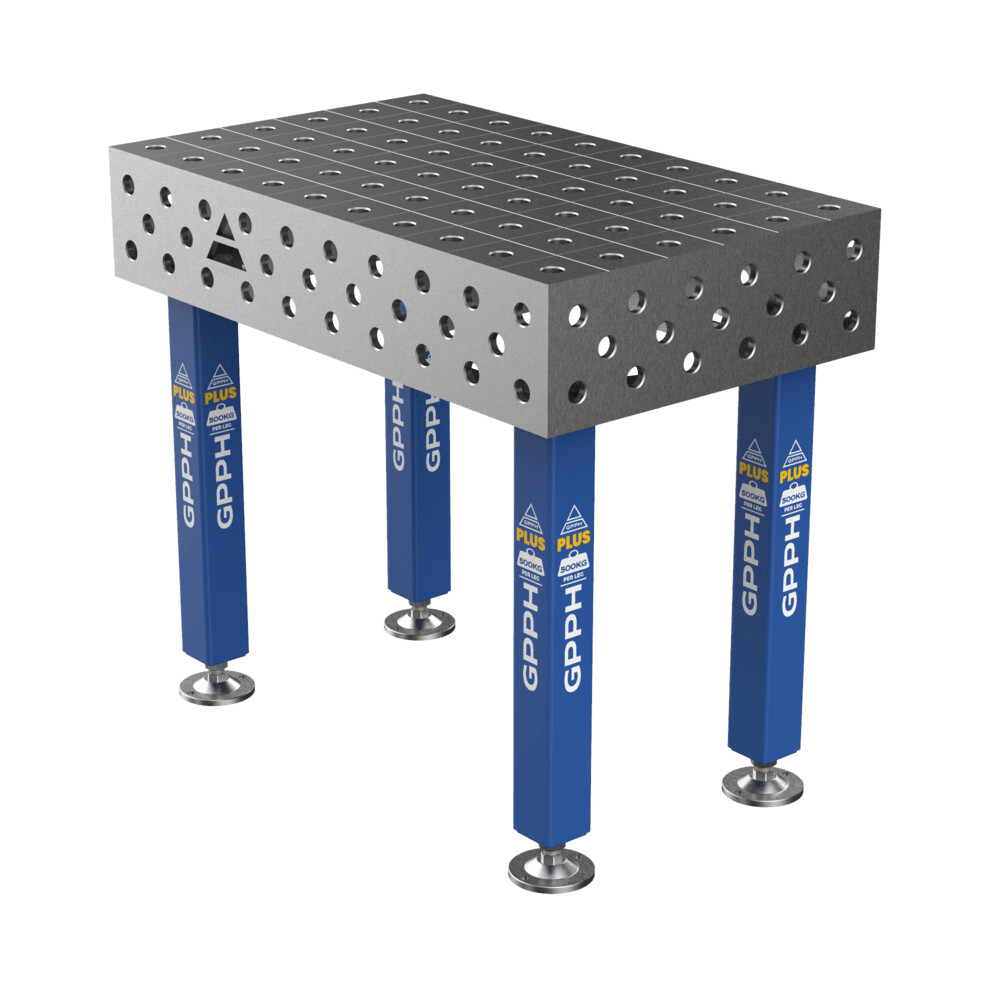 Зварювальний стіл PLUS на опорах 1000x600 mm fi28 mm Сітка 100x100 mm