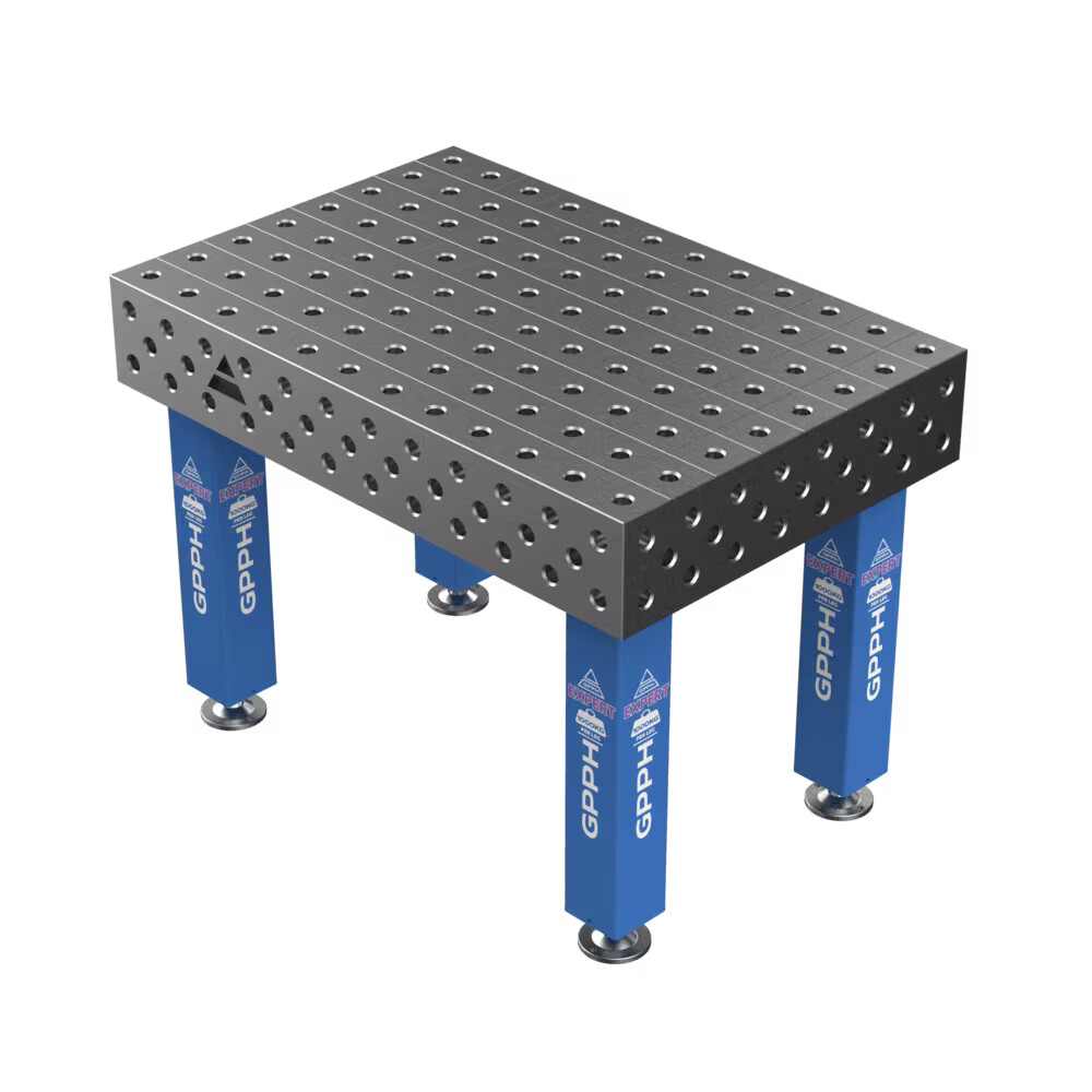 Зварювальний стіл EXPERT на опорах 1200x800 mm fi28 mm Сітка 100x100 mm