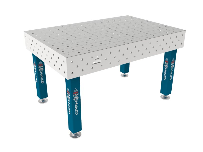 Зварювальний стіл PRO INOX на опорах 1500x1000 mm fi28 mm Сітка 100x100 mm