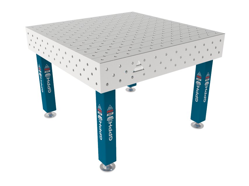 Зварювальний стіл PRO INOX на опорах 1200x1200 mm fi16 mm Сітка Діагональна