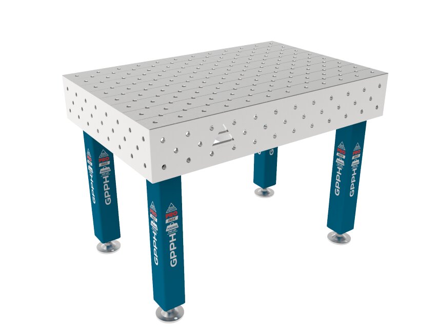 Зварювальний стіл PRO INOX на опорах 1200x800 mm fi16 mm Сітка Діагональна