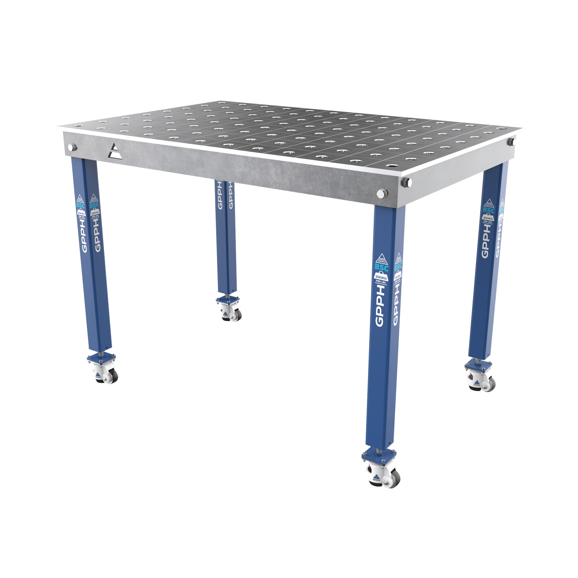 Зварювальний стіл BASIC на колесах 1200x800 mm fi28 mm Сітка 100x100 mm