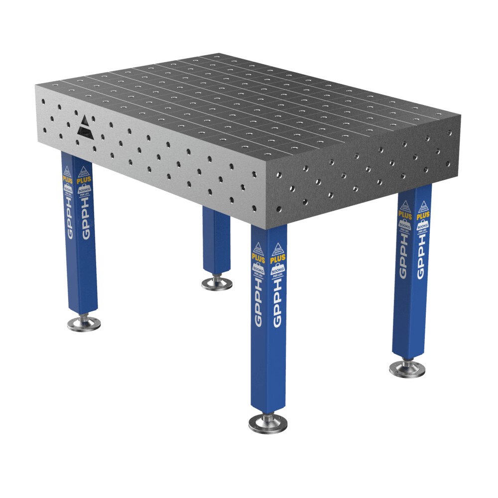 Зварювальний стіл PLUS на опорах 1200x800 mm fi16 mm Сітка 100x100 mm