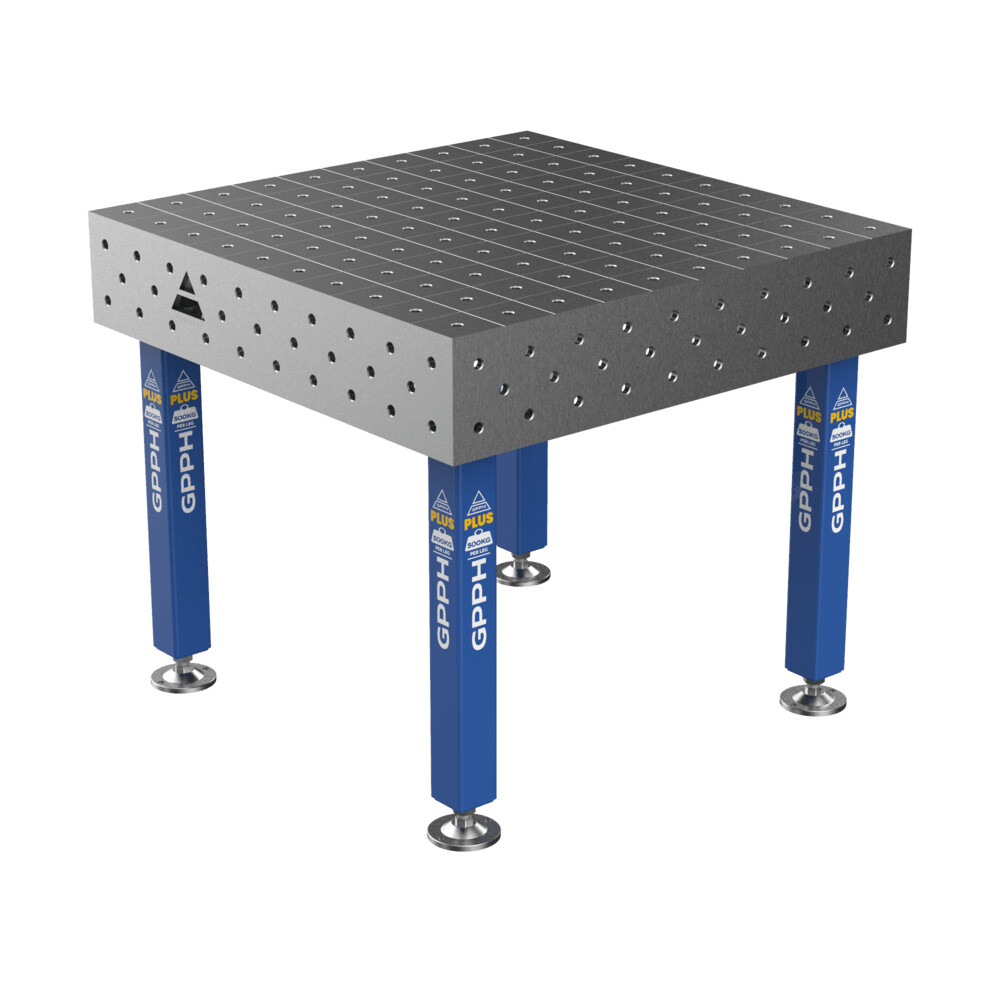 Зварювальний стіл PLUS на опорах 1000x1000 mm fi16 mm Сітка 100x100 mm
