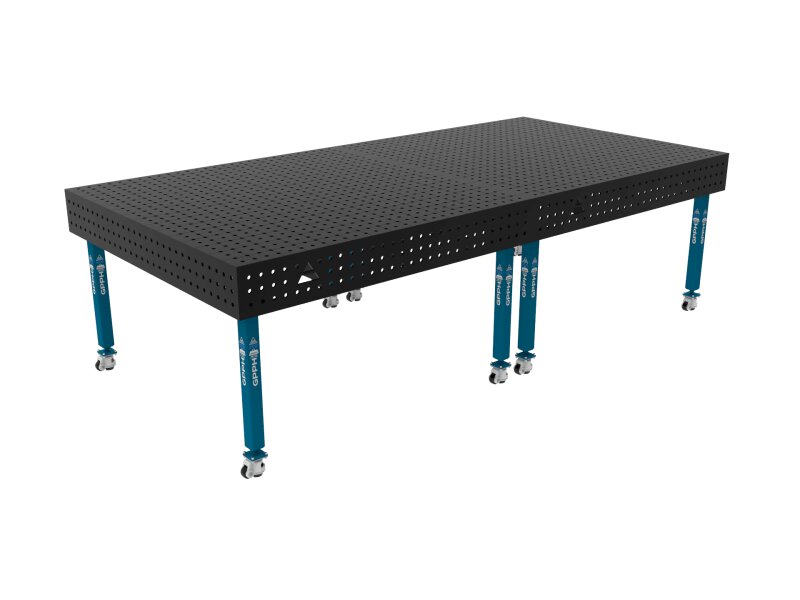 Зварювальний стіл ECO на колесах 3000x1480 mm fi16 mm Сітка 50x50 mm