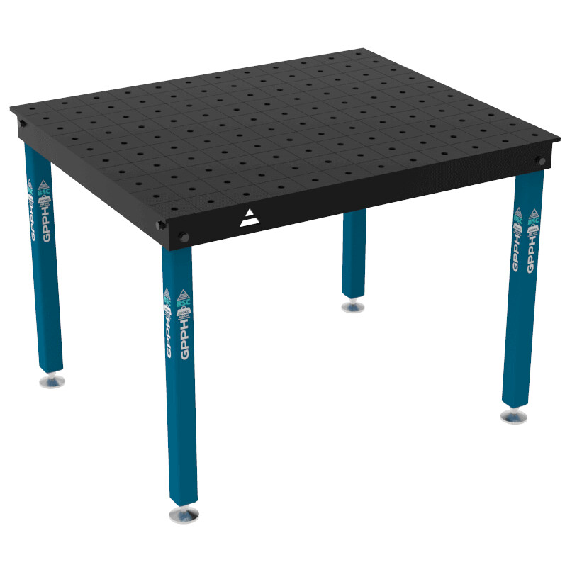 Зварювальний стіл BASIC на опорах 1200x1000 mm fi16 mm Сітка 100x100 mm