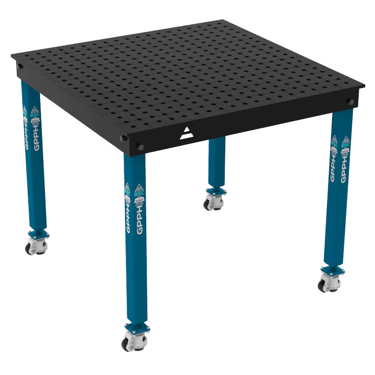 Зварювальний стіл BASIC на колесах 1000x1000 mm fi16 mm Сітка 50x50 mm