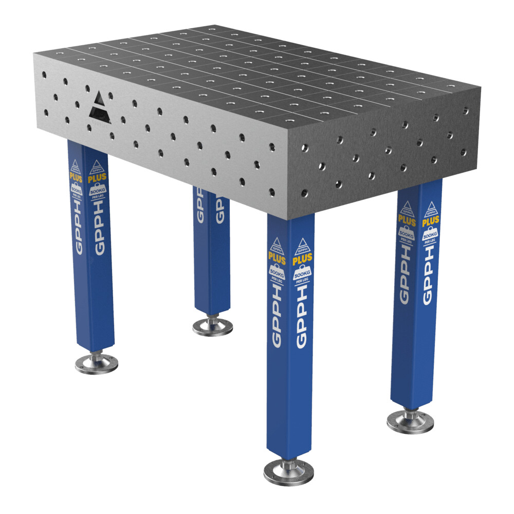 Зварювальний стіл PLUS на опорах 1000x600 mm fi16 mm Сітка 100x100 mm