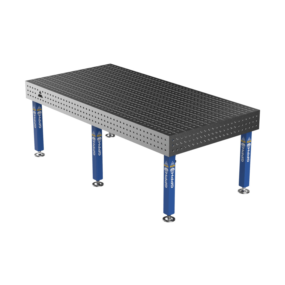 Зварювальний стіл PLUS на опорах 2400x1200 mm fi16 mm Сітка 50x50 mm