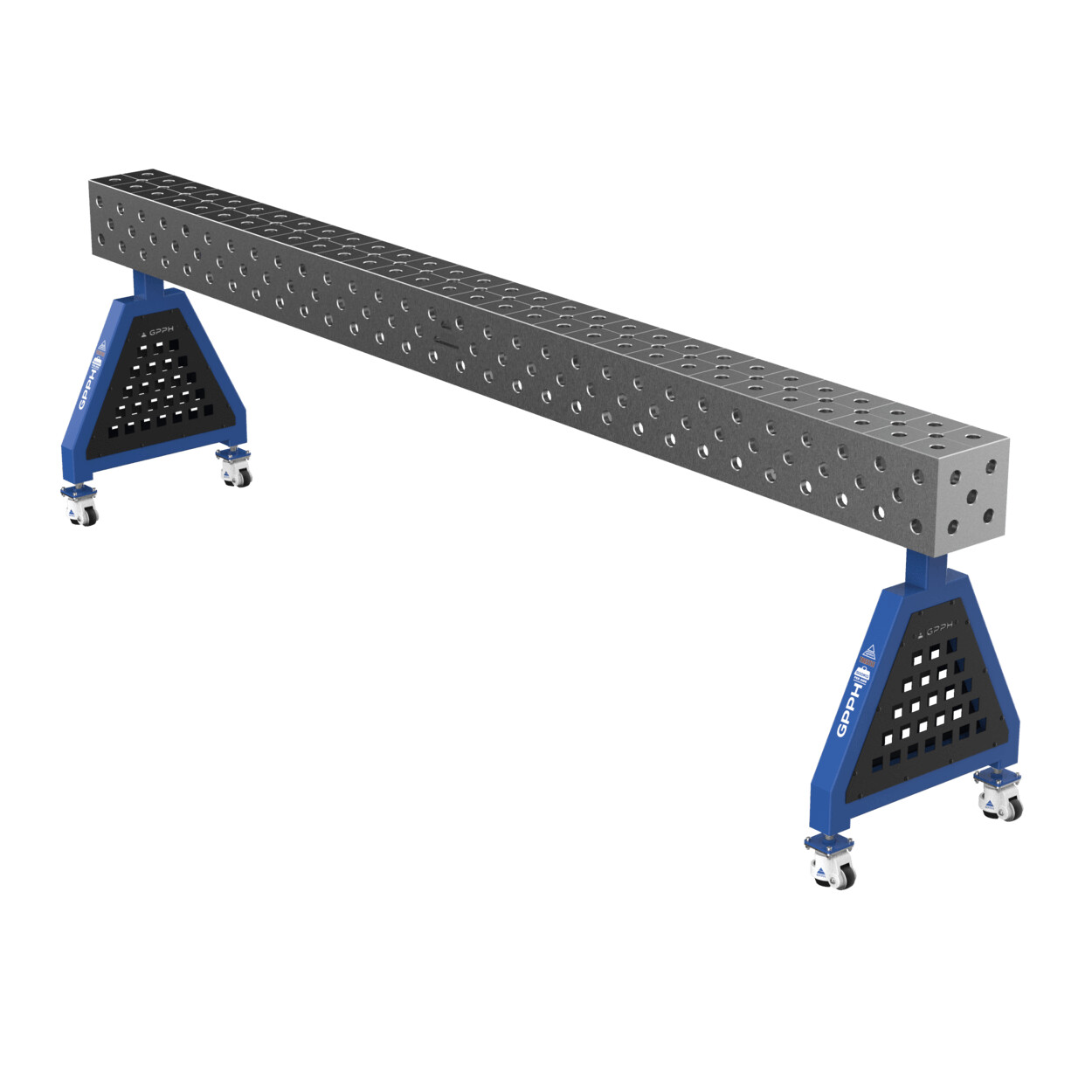Зварювальна опора TRESTLE PRO на колесах 3000x200x200 fi28 mm Сітка Діагональна