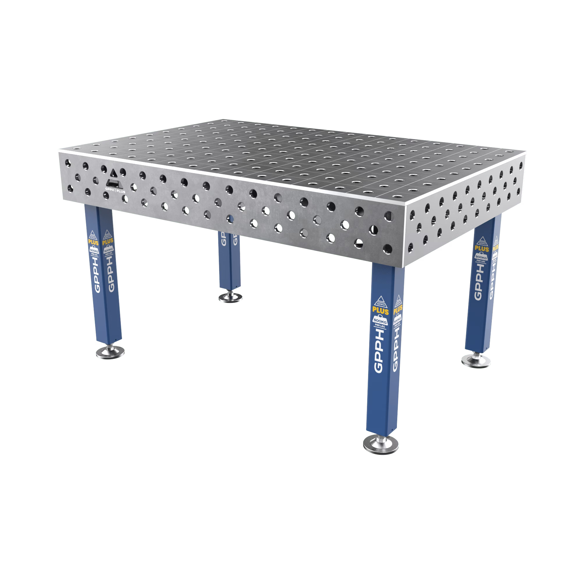Зварювальний стіл PLUS на опорах 1500x1000 mm fi28 mm Сітка 100x100 mm