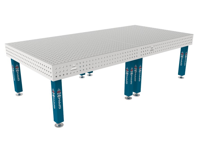 Зварювальний стіл PRO INOX на опорах 3000x1480 mm fi16 mm Сітка 50x50 mm