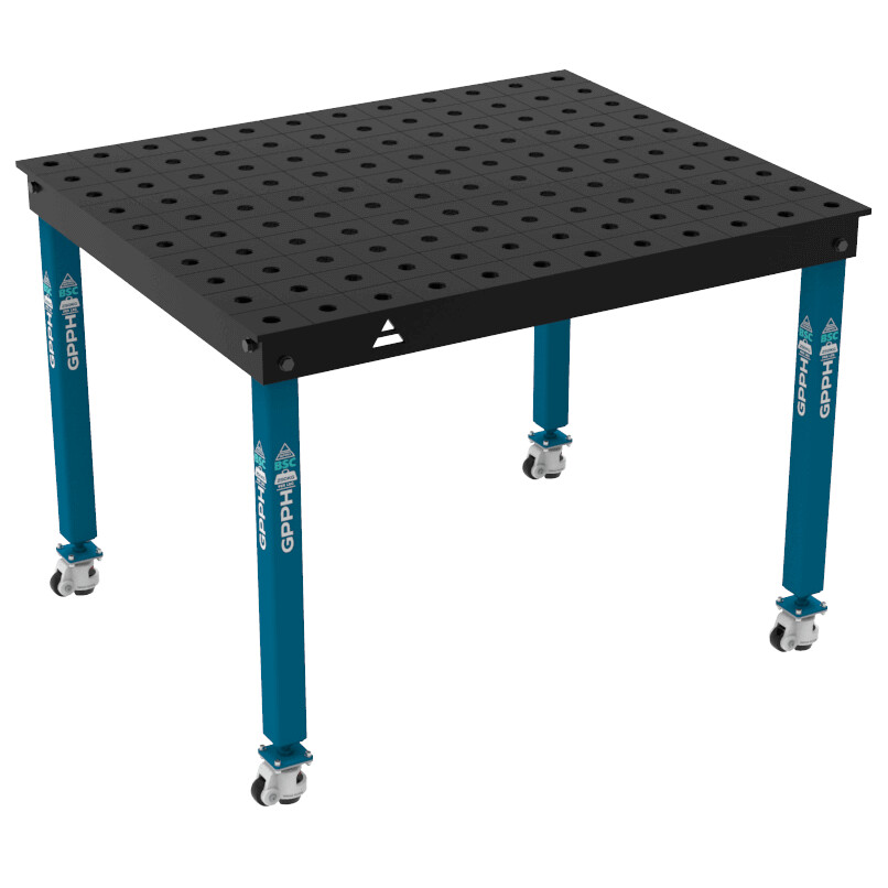 Зварювальний стіл BASIC на колесах 1200x1000 mm fi28 mm Сітка 100x100 mm