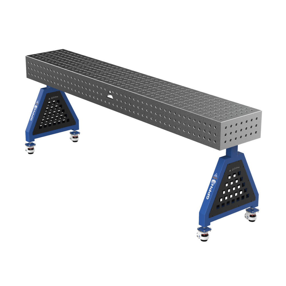 Зварювальна опора TRESTLE PRO на колесах 2400x400x200 mm fi 16 mm Сітка 50x50 mm