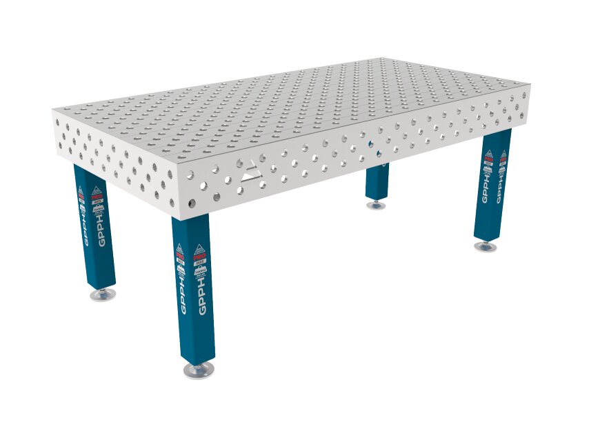 Зварювальний стіл PRO INOX на опорах 2000x1000 mm fi28 mm Сітка Діагональна