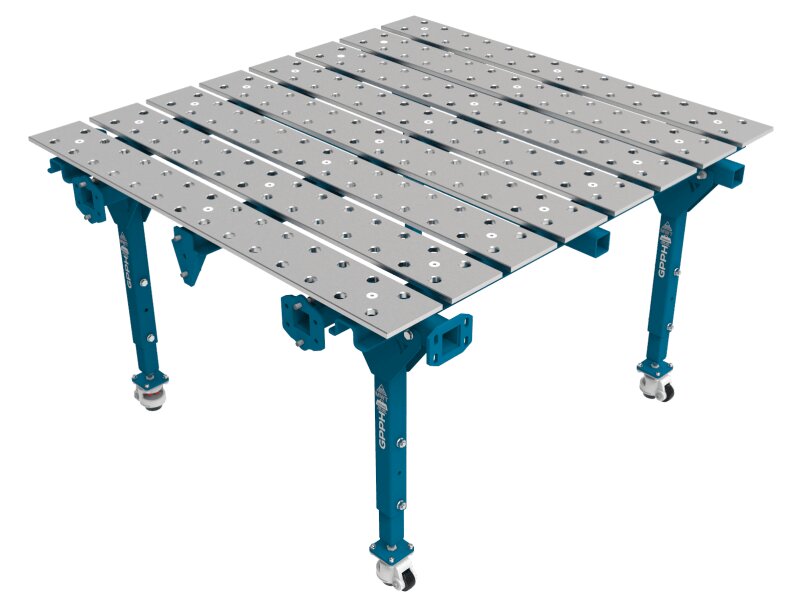 Модульний одинарний зварювальний стіл 1600x1500 mm fi28 mm Сітка 100x100 mm