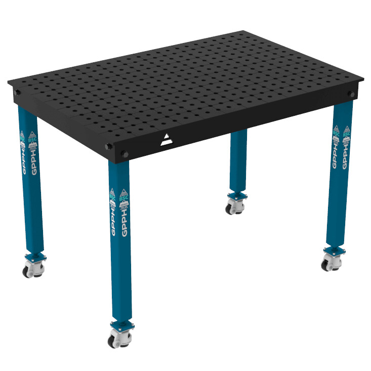 Зварювальний стіл BASIC на колесах 1200x800 mm fi16 mm Сітка 50x50 mm