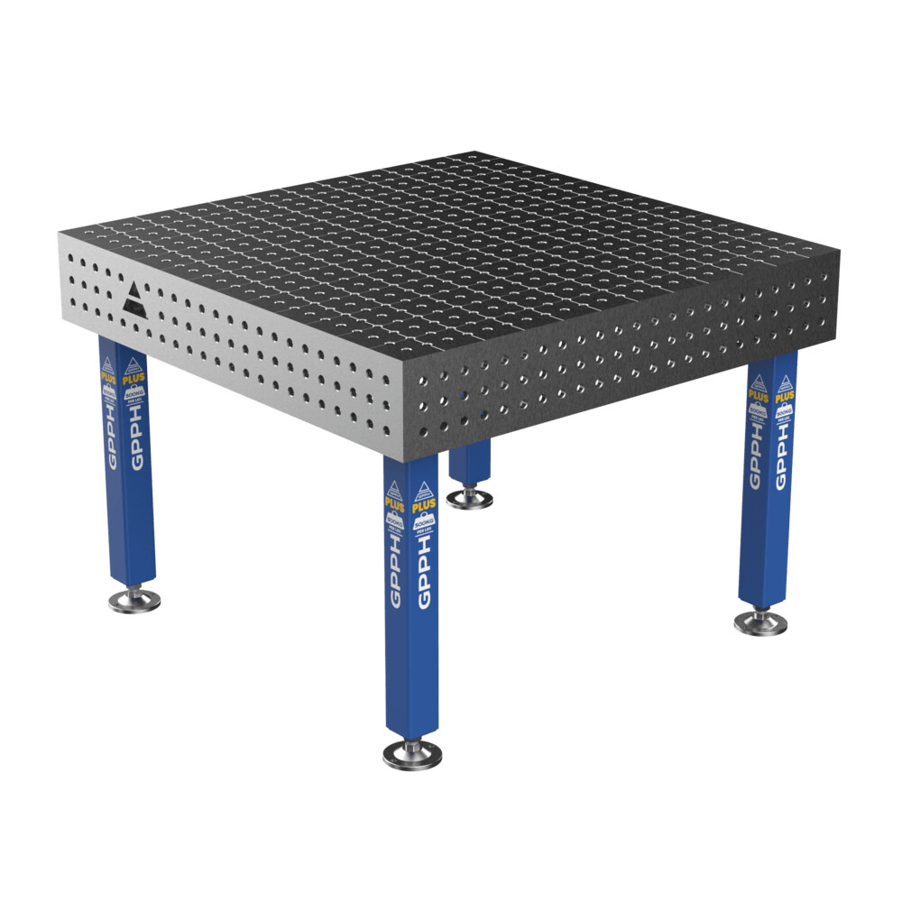 Зварювальний стіл PLUS на опорах 1200x1200 mm fi16 mm Сітка 50x50 mm