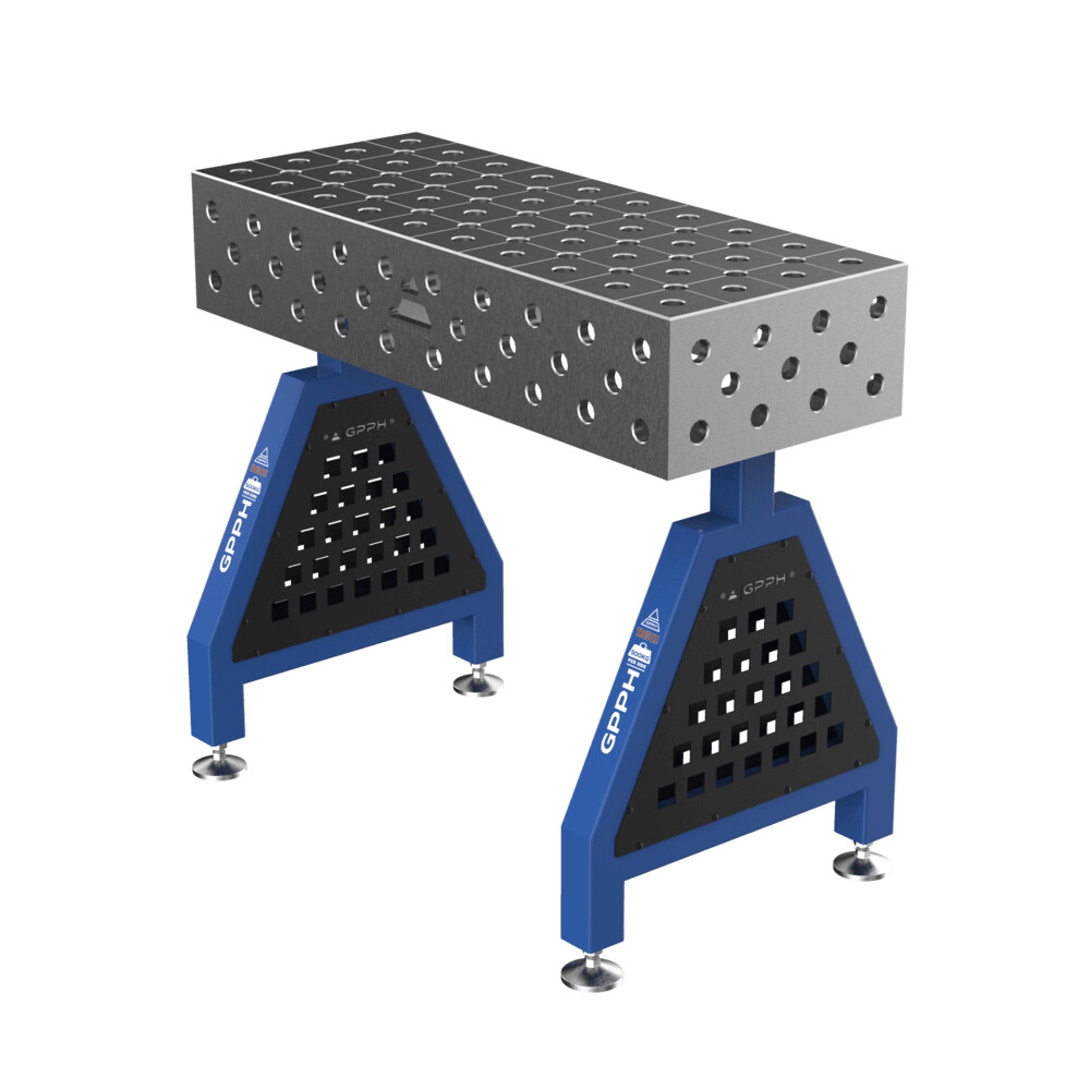 Зварювальна опора TRESTLE EXPERT на опорах 1000x400x200 mm fi 28 mm Сітка Діагональна