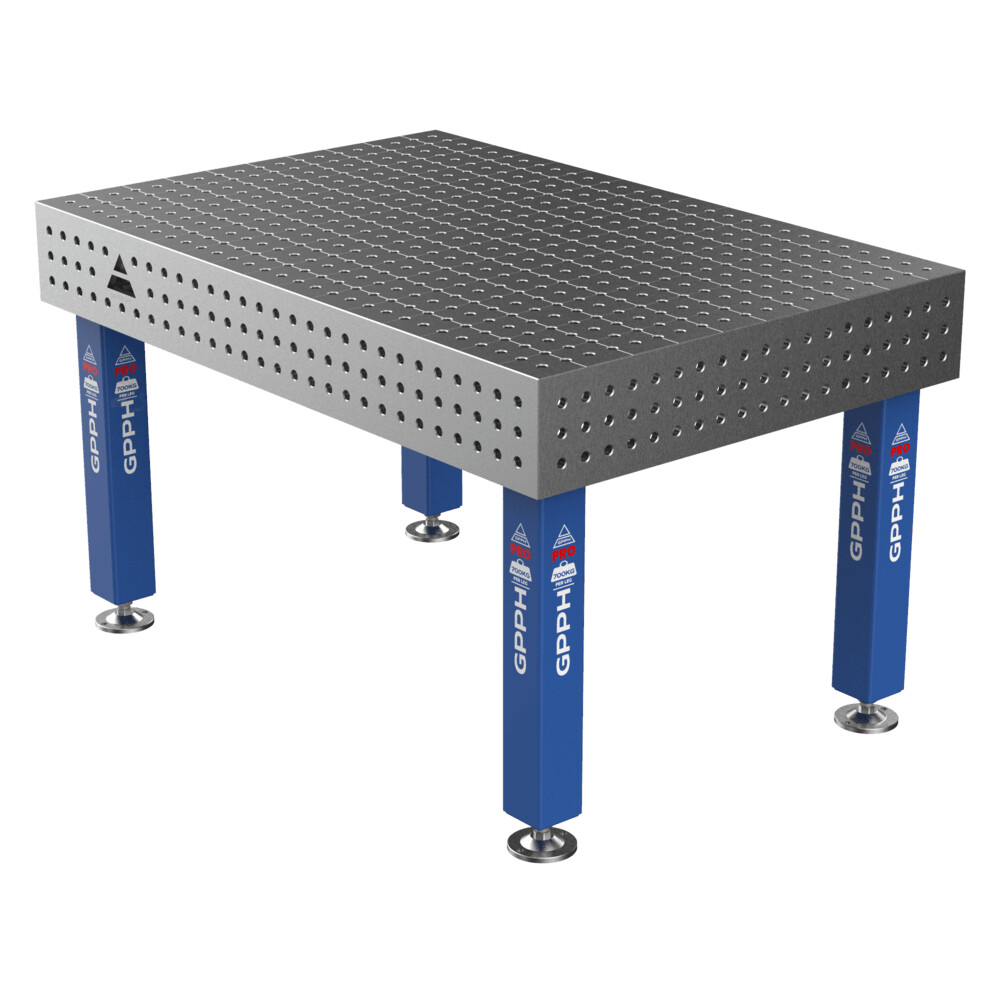 Зварювальний стіл PRO на опорах 1500x1000 mm fi16 mm Сітка 50x50 mm