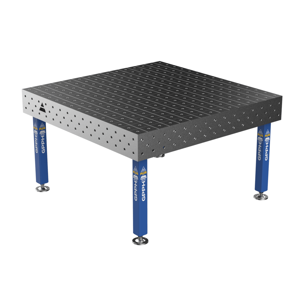 Зварювальний стіл PLUS на опорах 1500x1480 mm fi16 mm Сітка 100x100 mm