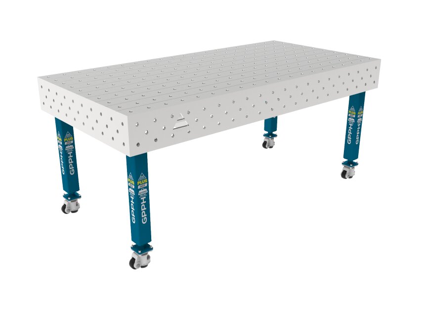 Зварювальний стіл PLUS INOX на колесах 2000x1000 mm fi16 mm Сітка 100x100 mm