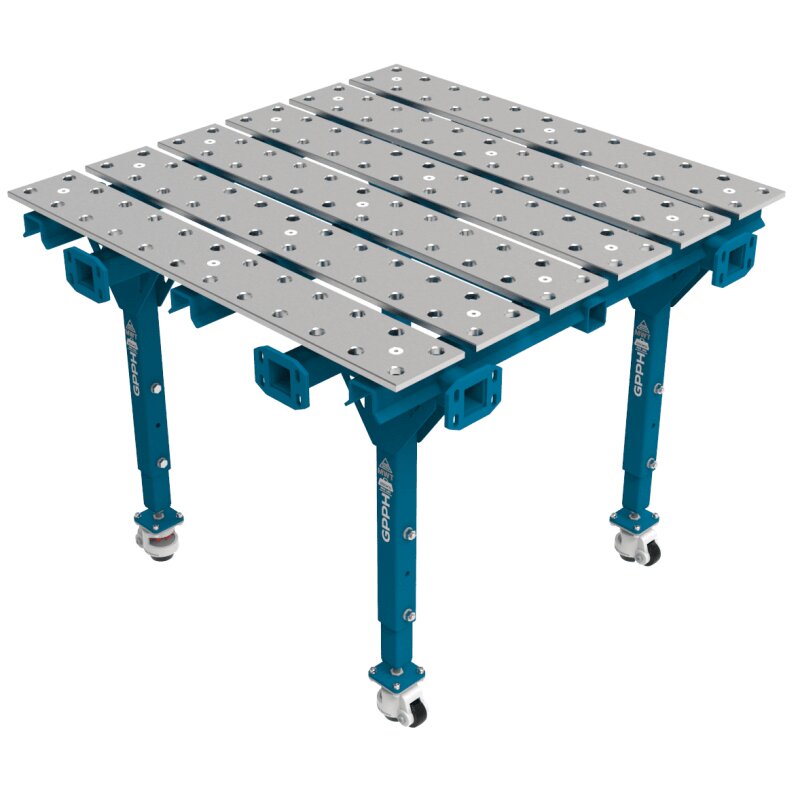 Модульний одинарний зварювальний стіл 1200x1200 mm fi28 mm Сітка 100x100 mm