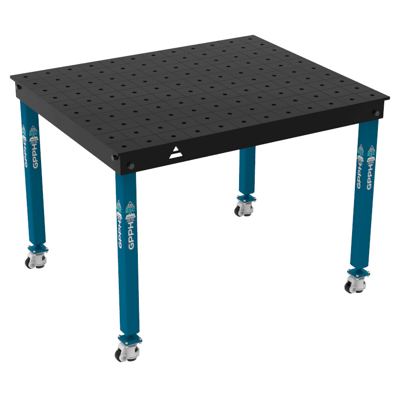 Зварювальний стіл BASIC на колесах 1200x1000 mm fi16 mm Сітка 100x100 mm