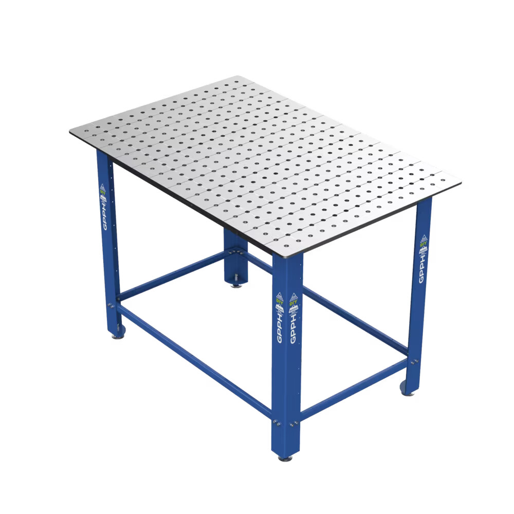 Зварювальний стіл DIY на опорах 1200x800 mm fi16 mm Сітка 50x50 mm