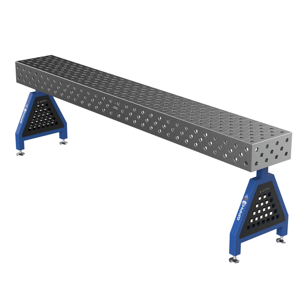 Зварювальна опора TRESTLE PRO на опорах 3000x400x200 fi28 mm Сітка Діагональна