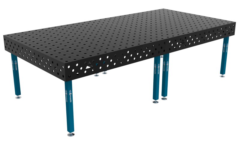 Зварювальний стіл ECO на опорах 3000x1480 mm fi28 mm Сітка 100x100 mm