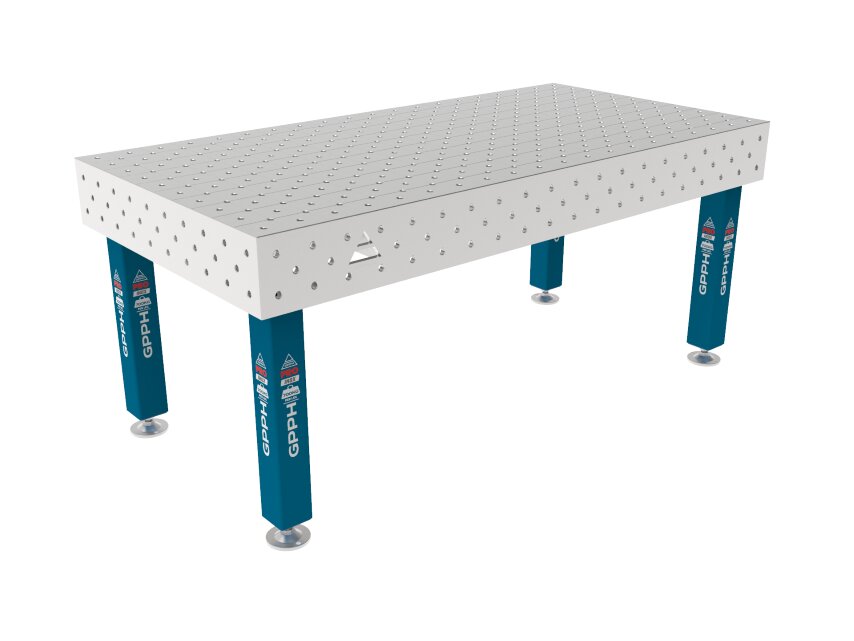 Зварювальний стіл PRO INOX на опорах 2000x1000 mm fi16 mm Сітка Діагональна