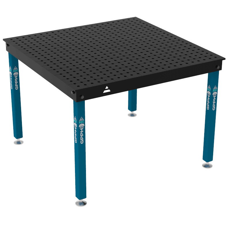 Зварювальний стіл BASIC на опорах 1200x1200 mm fi16 mm Сітка 50x50 mm