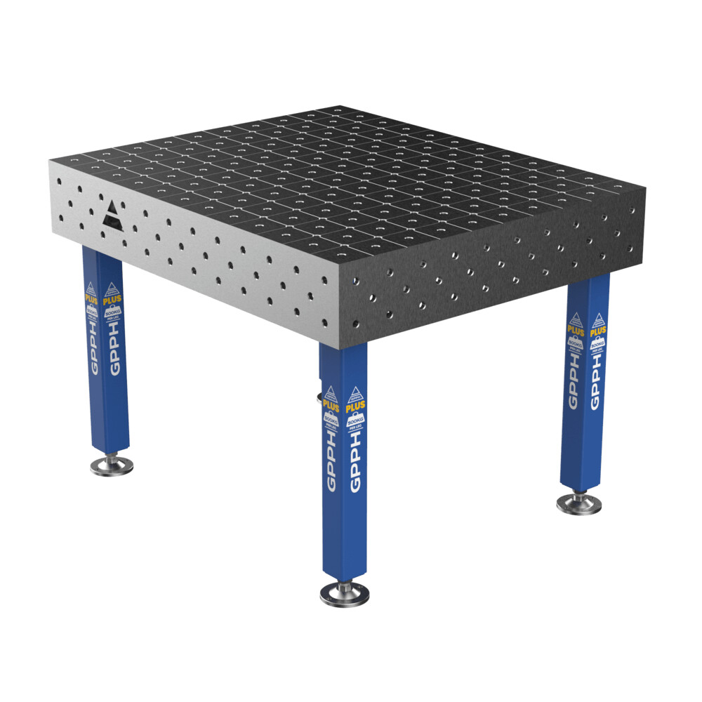 Зварювальний стіл PLUS на опорах 1200x1000 mm fi16 mm Сітка Діагональна