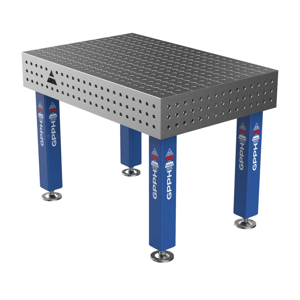 Зварювальний стіл PRO на опорах 1200x800 mm fi16 mm Сітка 50x50 mm