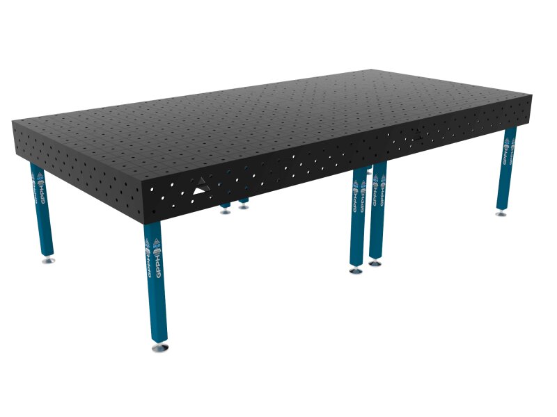 Зварювальний стіл ECO на опорах 3000x1480 mm fi16 mm Сітка 100x100 mm