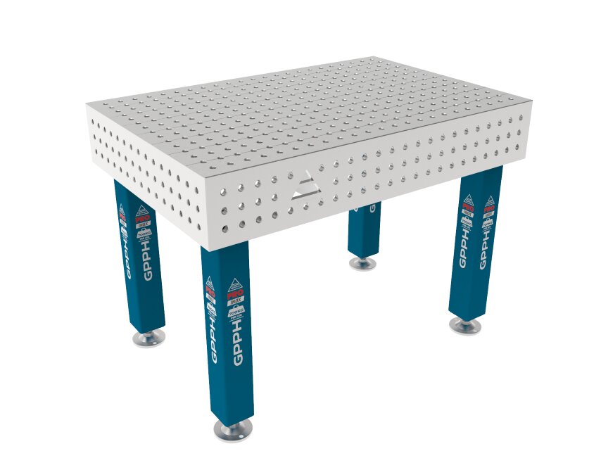 Зварювальний стіл PRO INOX на опорах 1200x800 mm fi16 mm Сітка 50x50 mm